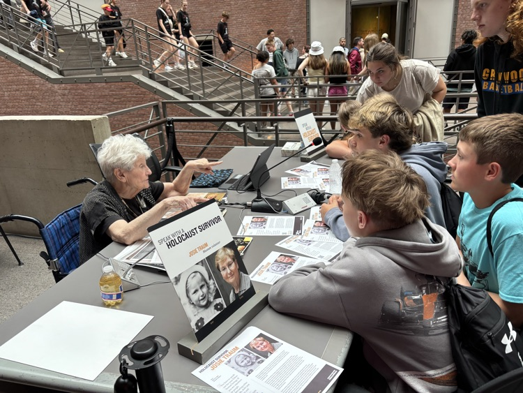 Speaking with Holocaust survivor, Josie Traum