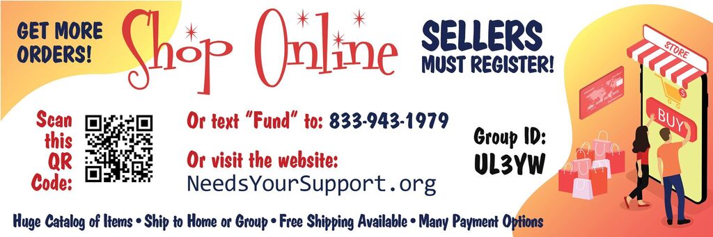 image explaining sellers must register with needs your support using code UL3YW