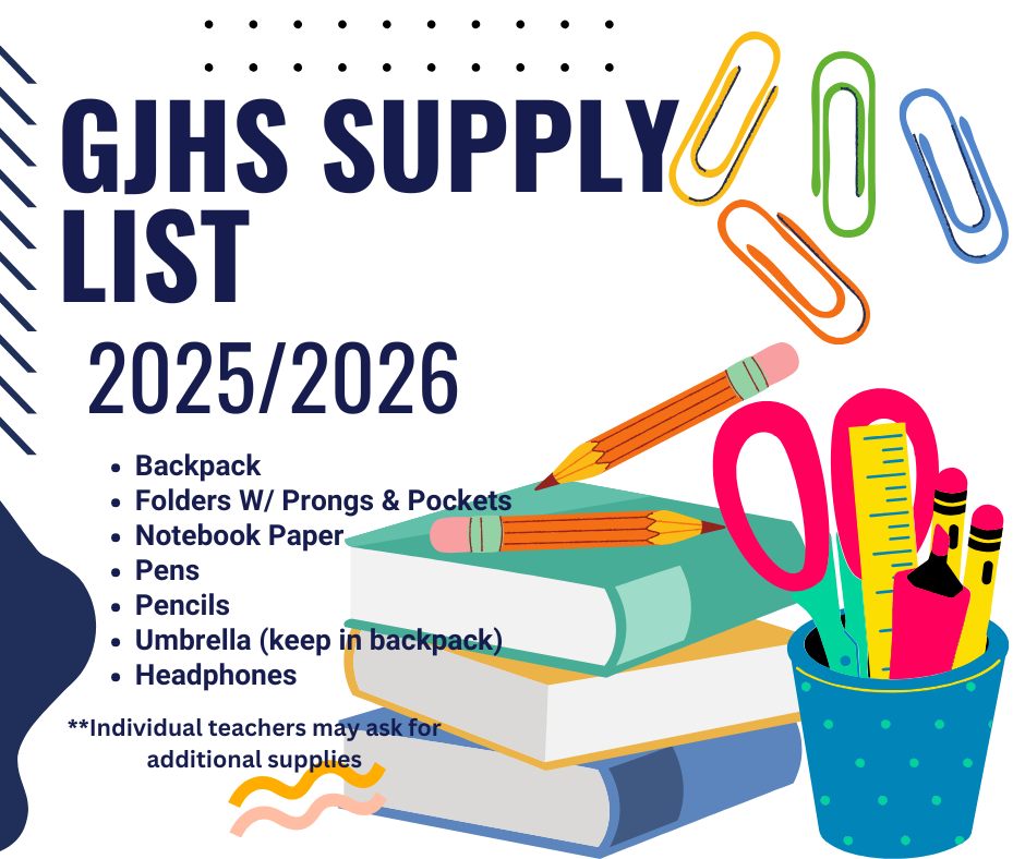 GJHS supply list
