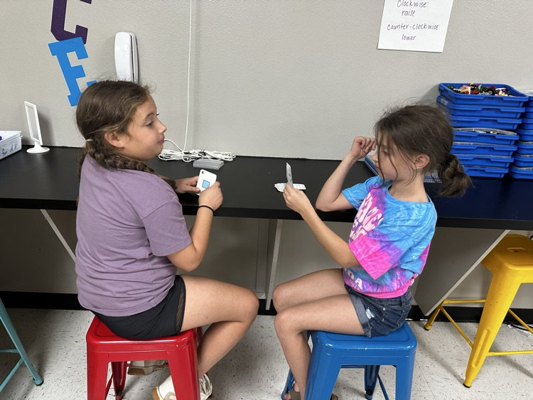 FabLab fun this week! Students learned five new math and strategy games to play with Mrs. Eckart. We practiced strategic thinking, multiplication, addition, and good sportsmanship, and had a blast doing it!