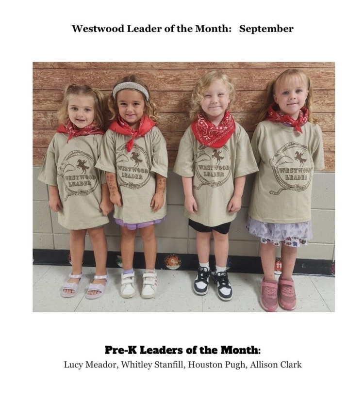 September leaders of the month
