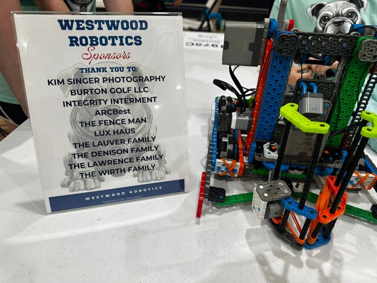 Westwood robotics at their first tournament 