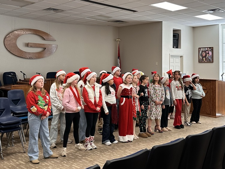 Mrs Bruce’s class caroling at the nursing home 