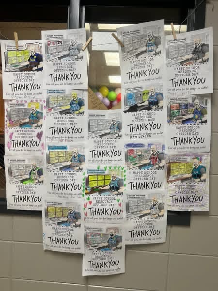 Celebrating School # resource officer day
