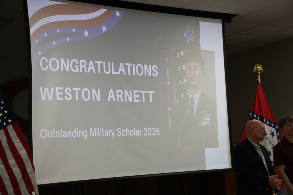 Congratulations Weston on screen