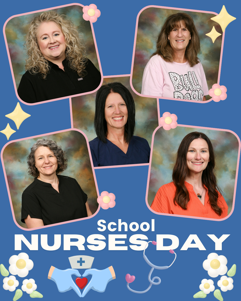 5 women pictures, stethoscope, and flowers