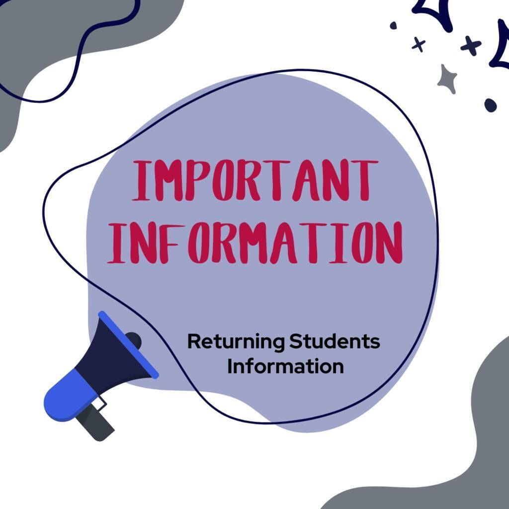 Returning Student Information