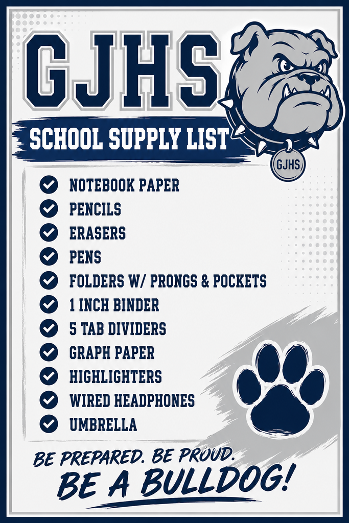 GJHS Supply List