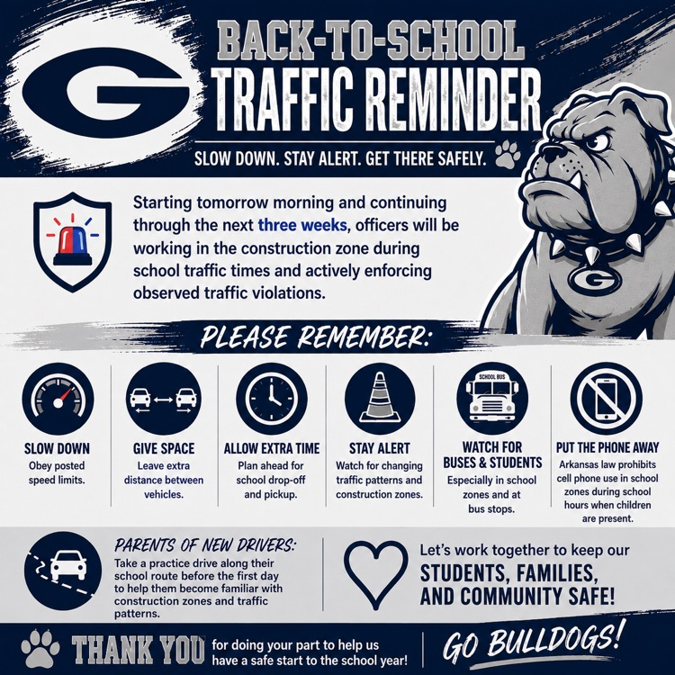 Back to School Traffic Reminder