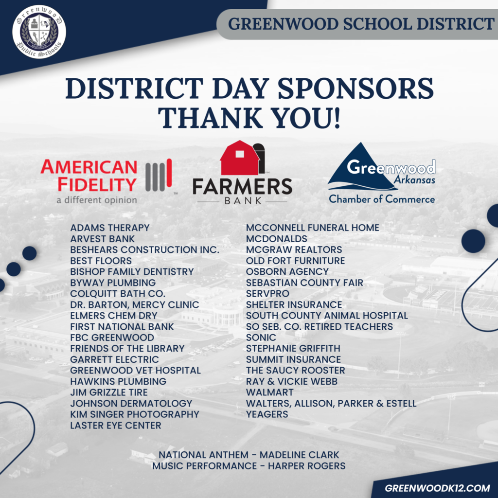 District Day Sponsors