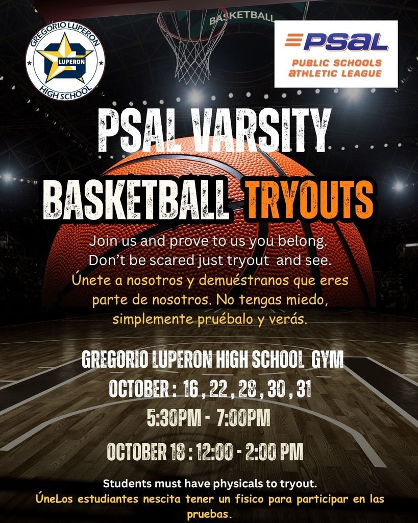 Boys Basketball Team Tryout