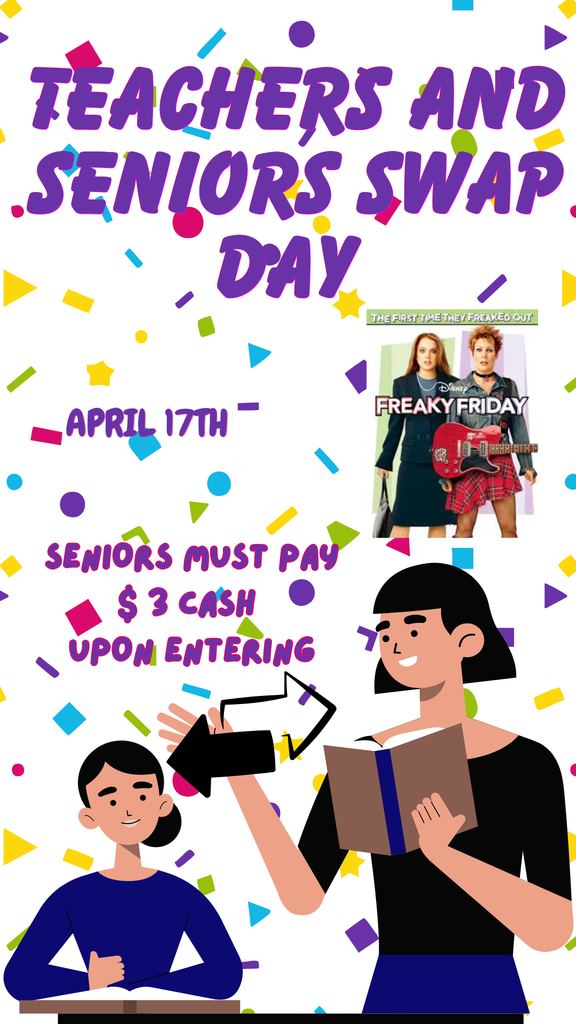 Seniors and staff swap day