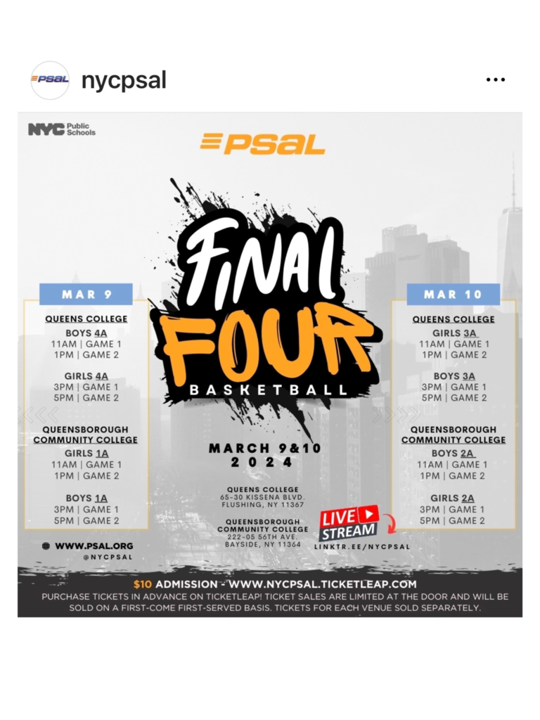 PSAL Final four