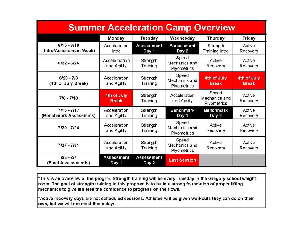 schedule