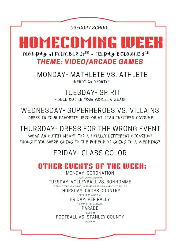 Homecoming Info Poster
