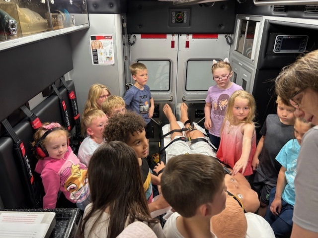 in the ambulance
