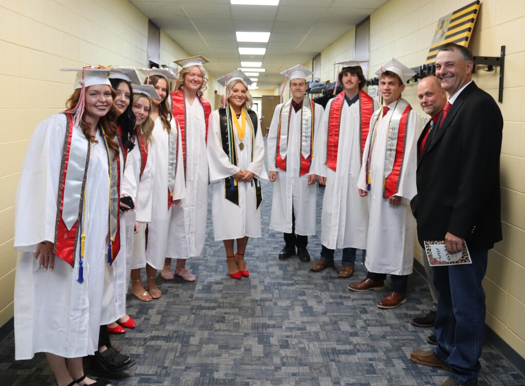 Graduating Class of 2026 with Mr. Else