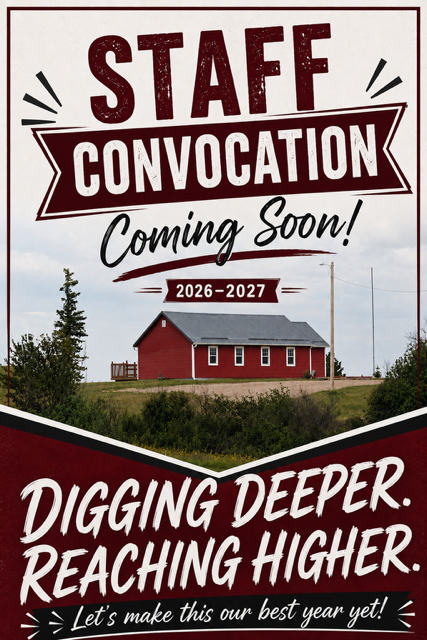 Staff Convocation Coming Soon! Digging Deeper. Reaching Higher.