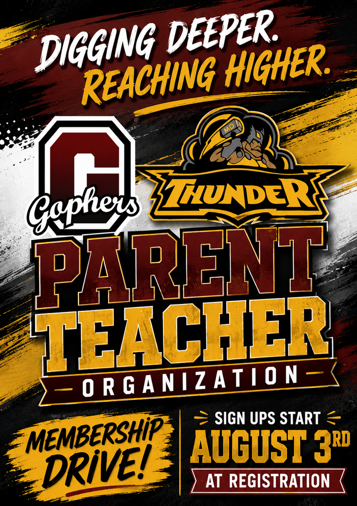 Parent Teacher Organization Drive Flyer - Sign up starts August 3rd