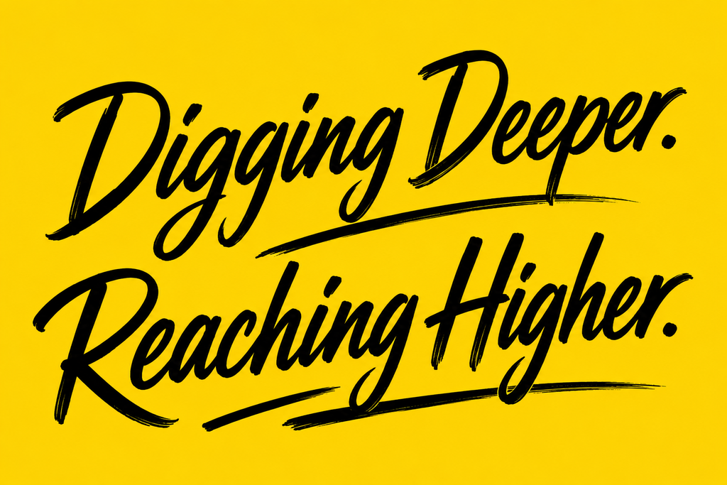 Digging Deeper. Reaching Higher.