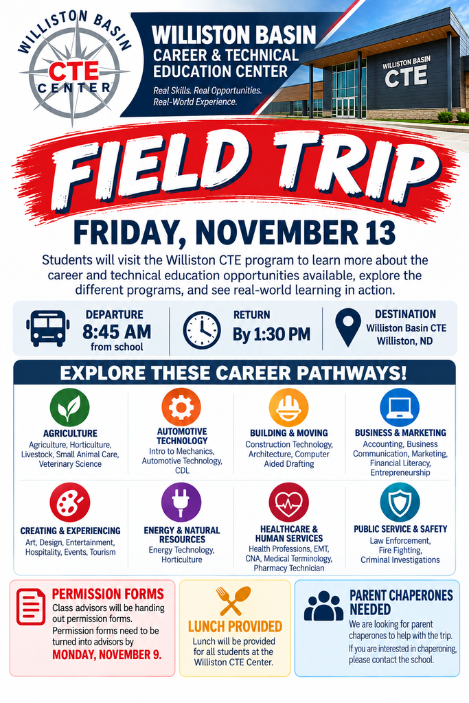 CTE Field Trip Flyer