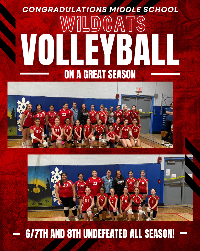 Middle School Girls Volleyball Season Finishes