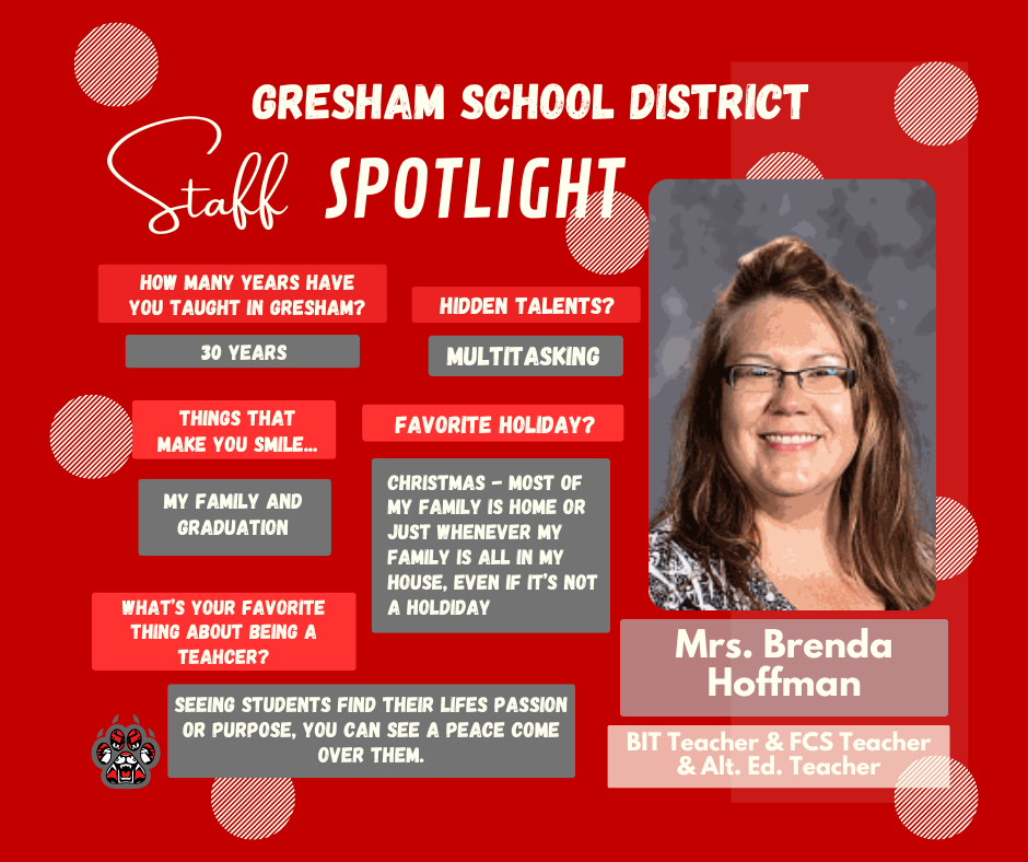 WEDNESDAY STAFF SPOTLIGHT