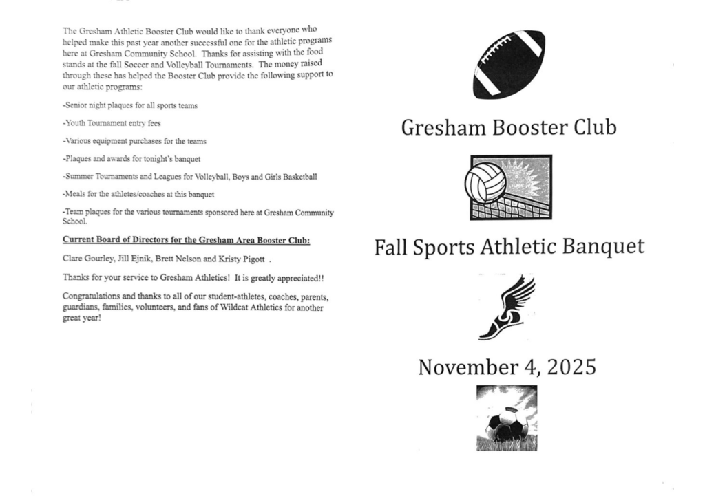 Fall Sports Banquet Recap