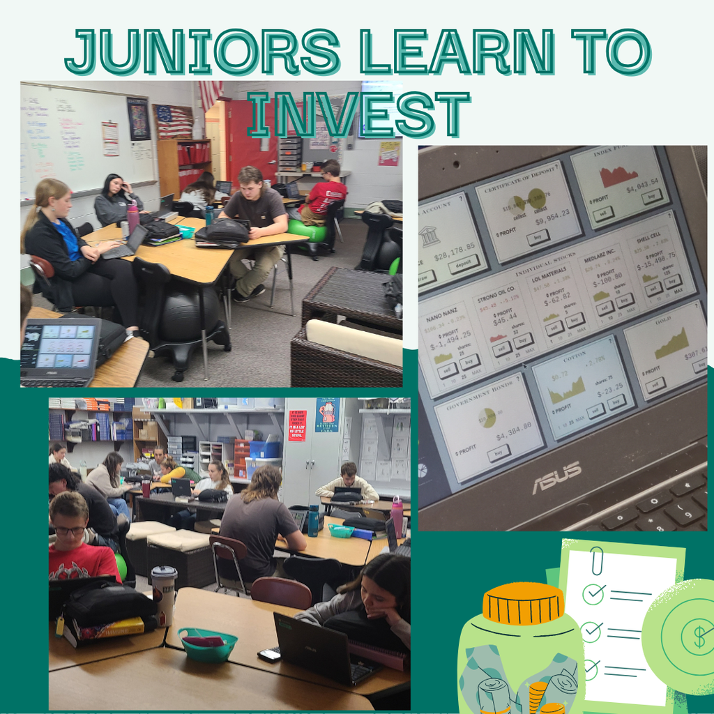 Juniors in Personal Finance are learning how to invest!