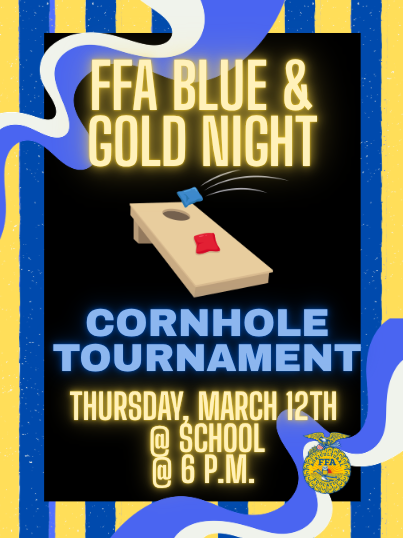 Blue & Gold Night - CORNHOLE TOURNAMENT