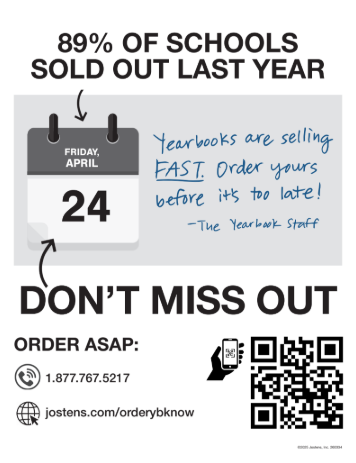 Buy your yearbook now!