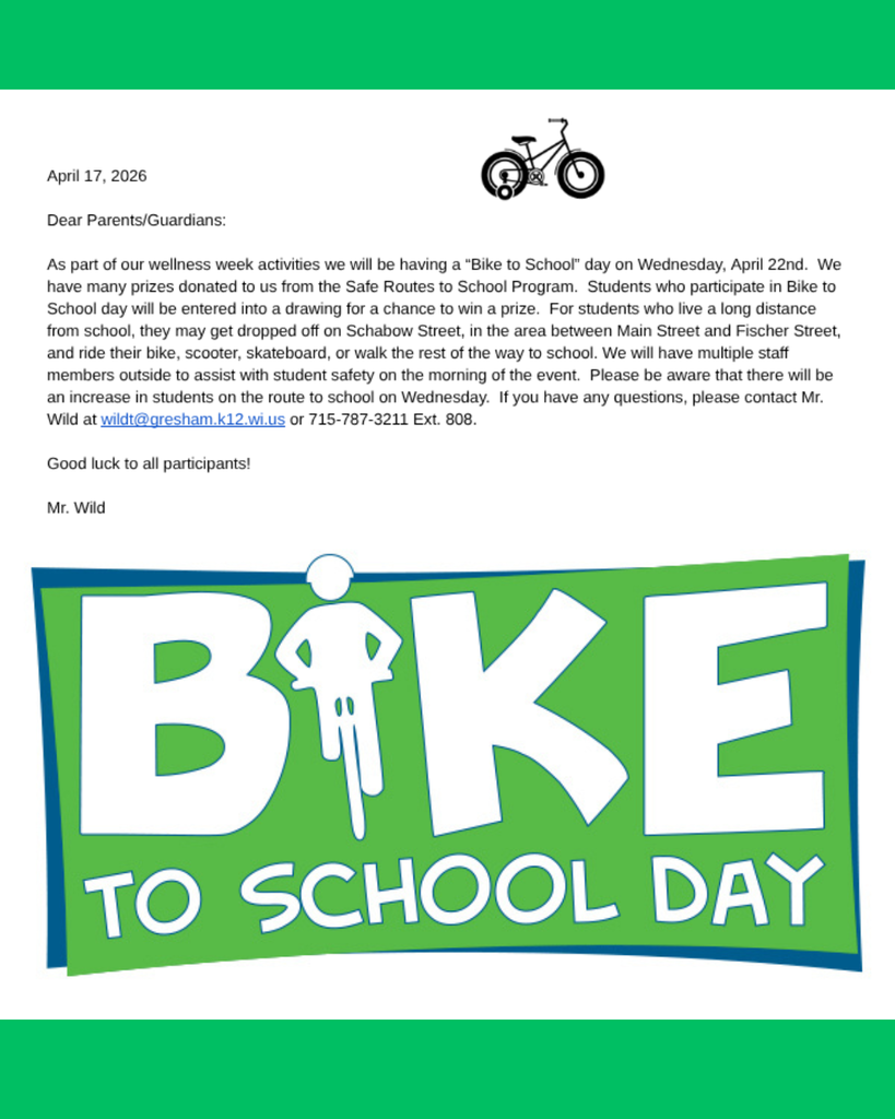 Bike To School Day!