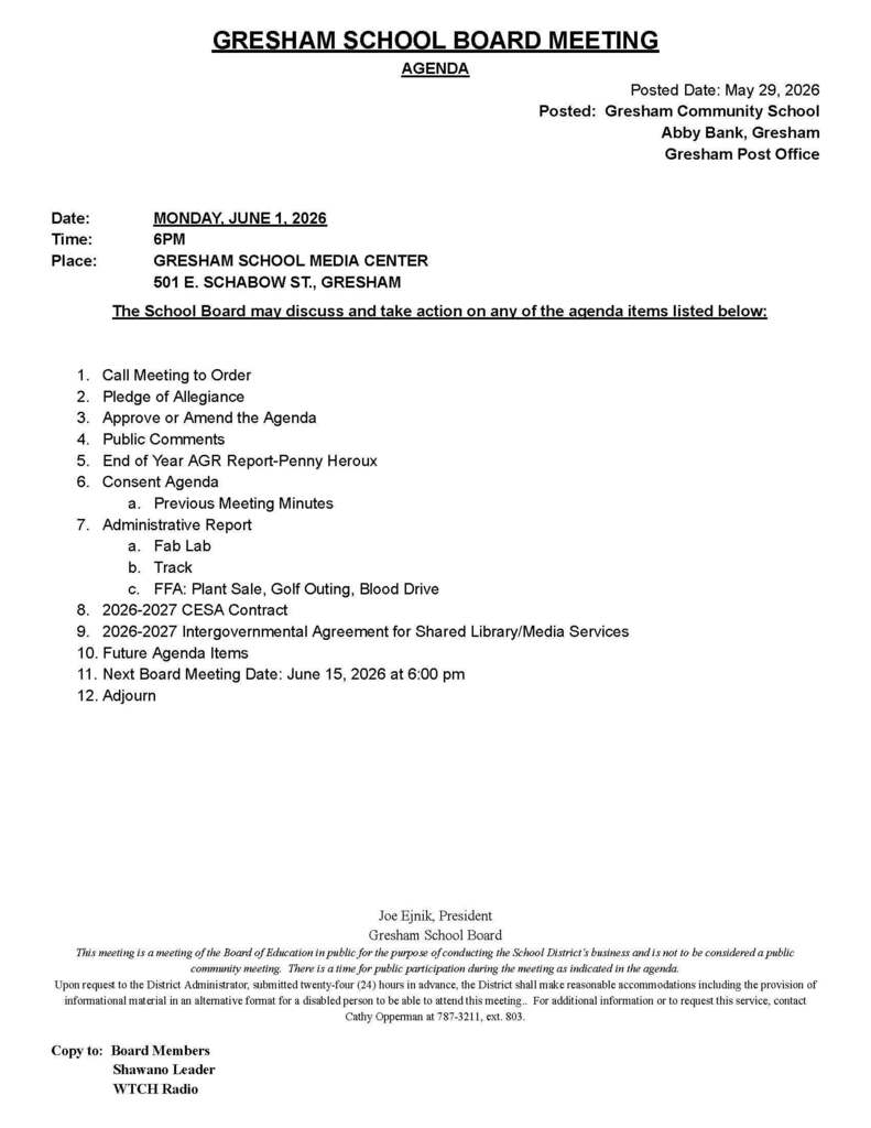 agenda