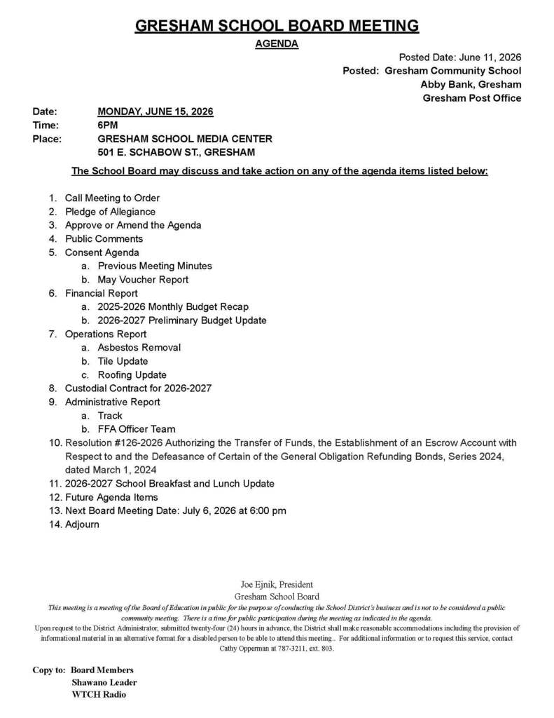 agenda