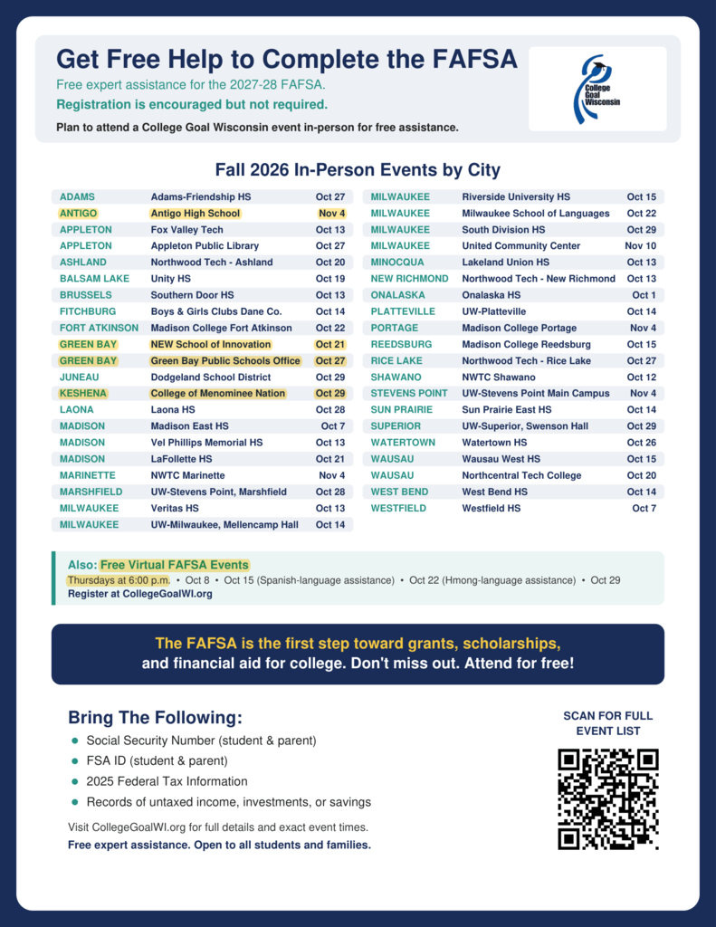 FAFSA info