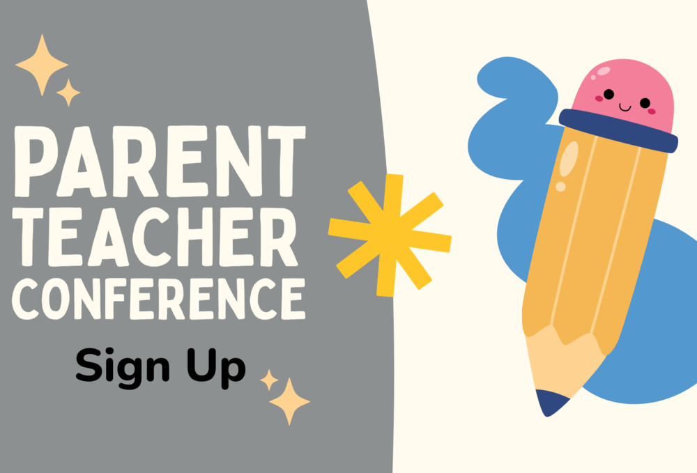 Sign Up Logo for Parent Teacher Conference at Aspen Creek Middle School