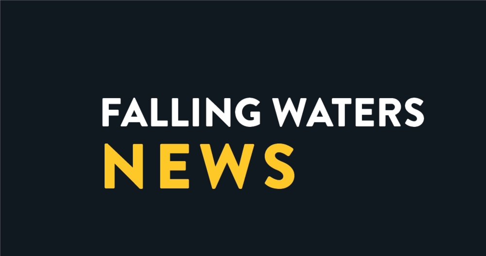 Text: Falling Waters News