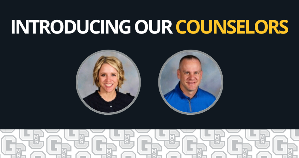 Text reading: Introducing Our Counselors with two photos of a teachers