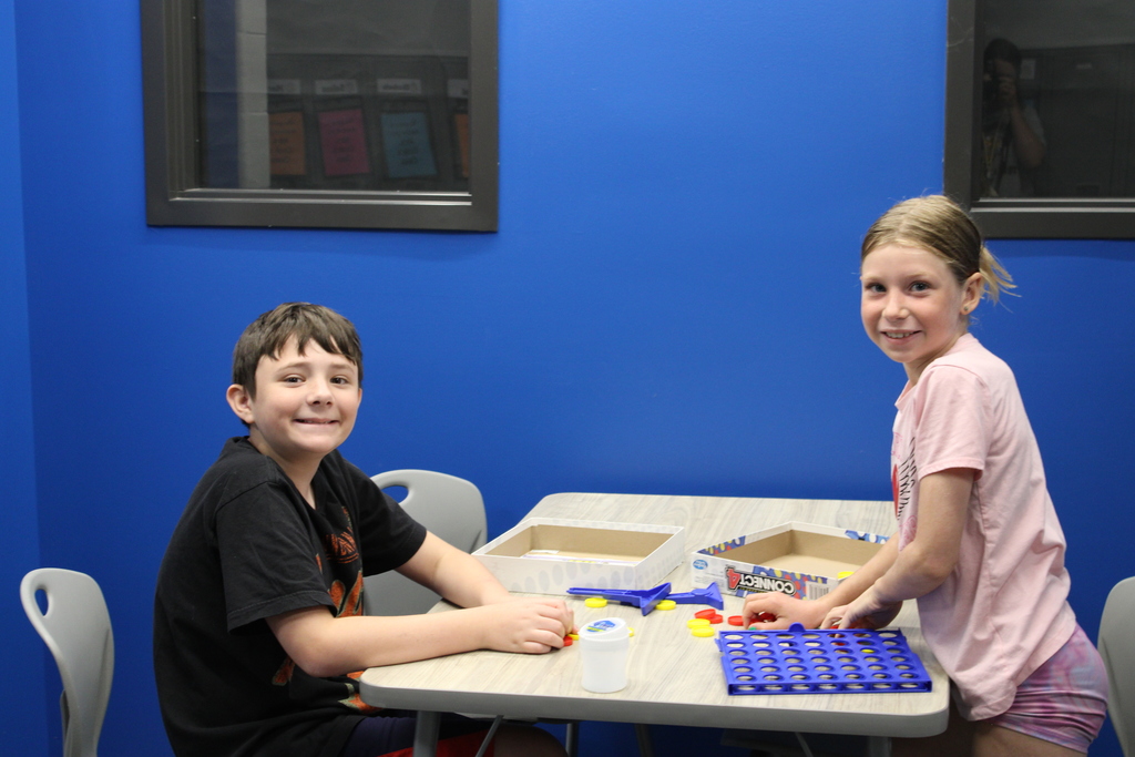 Students participate in a fun game together!