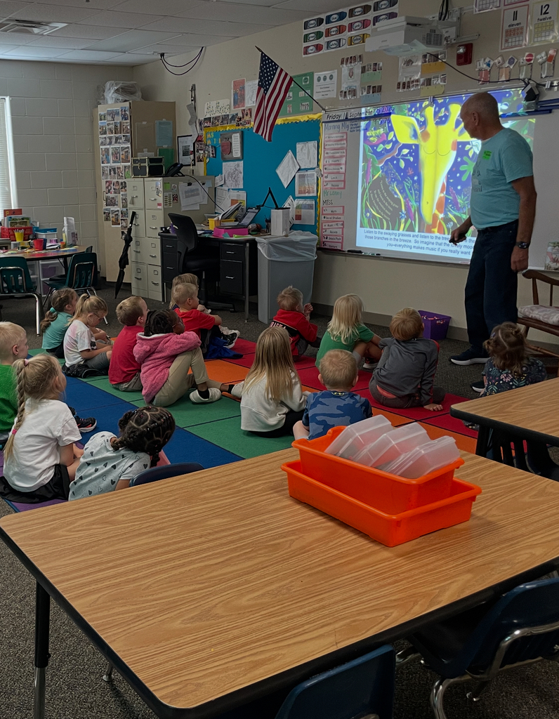 Mr. Lenny visited kindergarten classrooms this week and talked to us about the power of "yet"!  