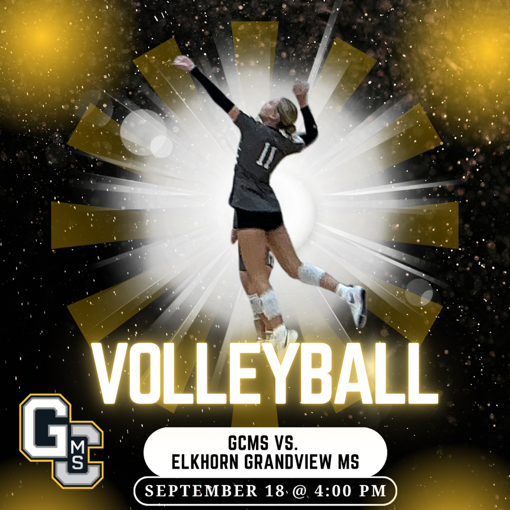 Volleyball games on September 18 @ 4:00 PM. Giles Creek Middle School vs. Elkhorn Grandview Middle School.