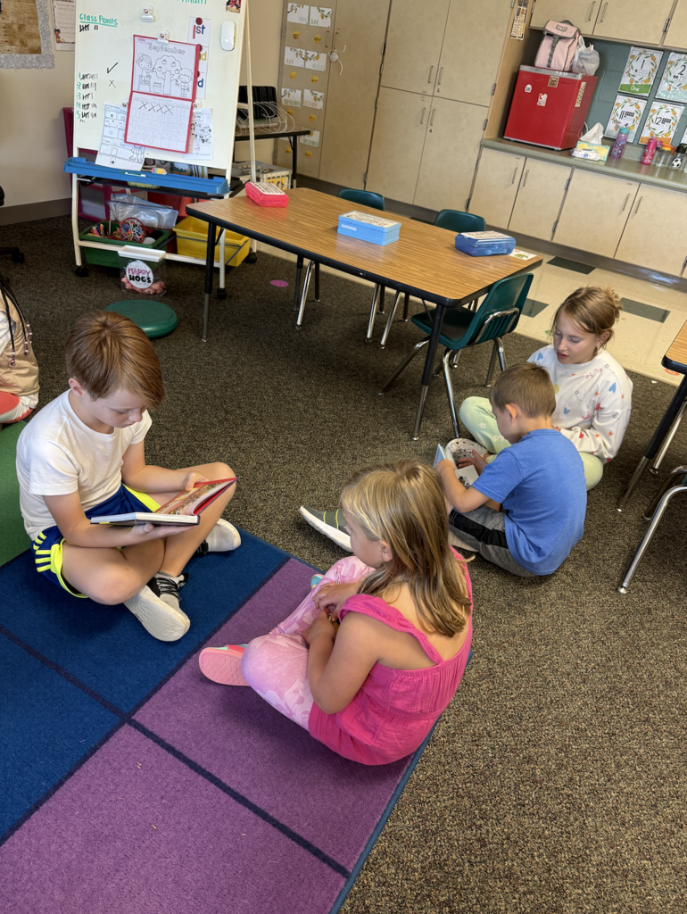 buddy classes reading together
