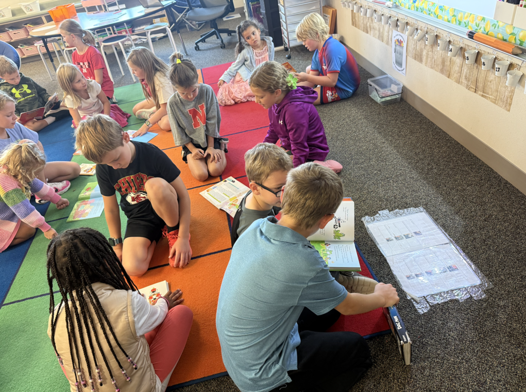 buddy classes reading together