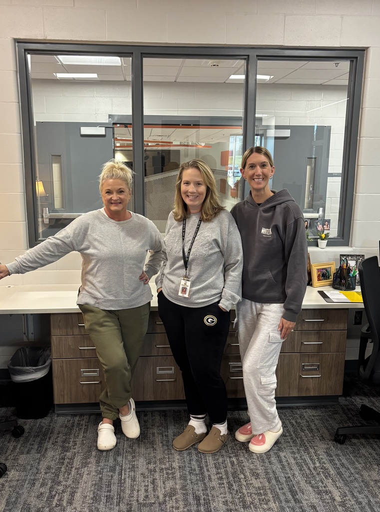 Staff dressed up like students for the first day of Spirit Week. 