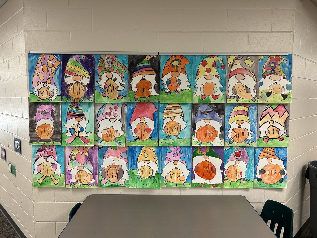 Picture of 24 Fall Gnome 1st grade art projects