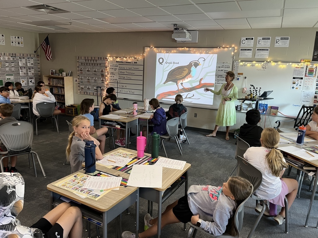 Students hear a presentation on the Nebraska Soybean Project