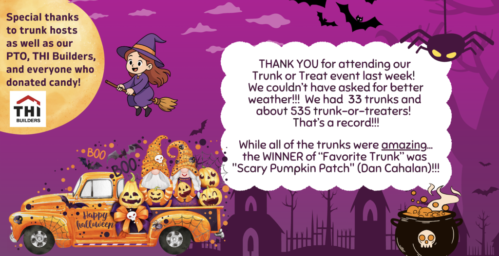 Description of winner for the trunk or treat