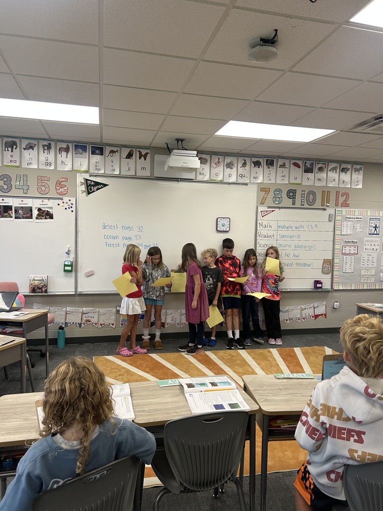 third graders going to readers theatre