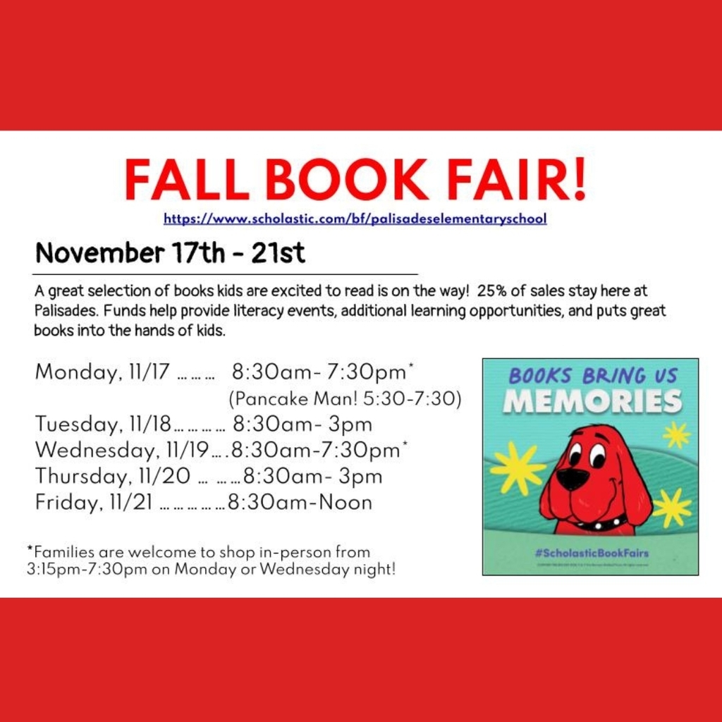 Fall 2025 Book Fair Info