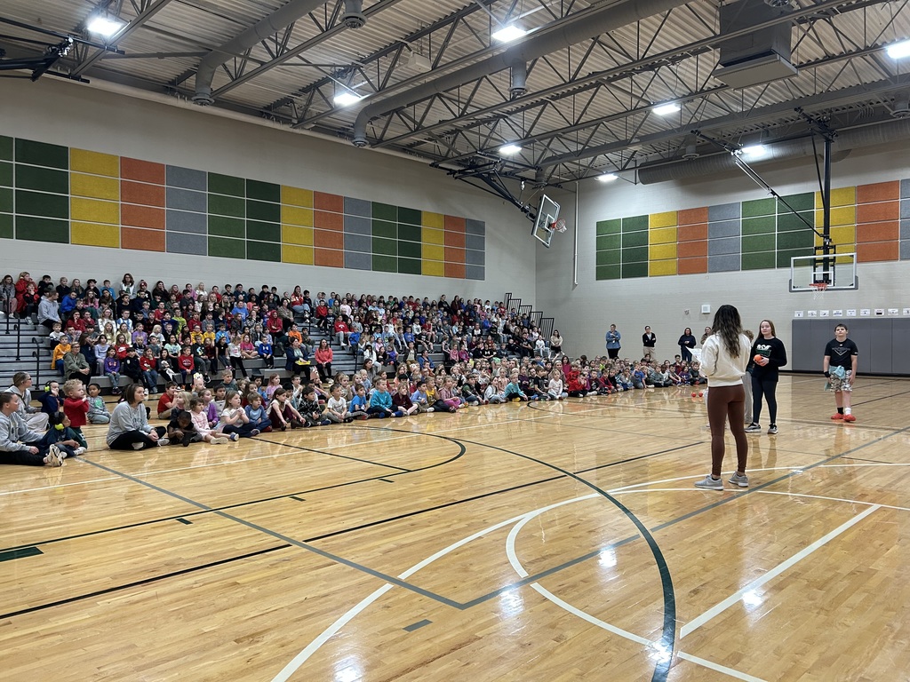 teachers bowling in the gym